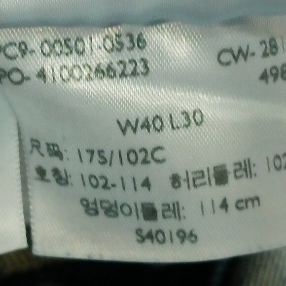 Levis 501 Jeans Mens 40 X 30 Blue Denim Button Fly - Picture 9 of 10